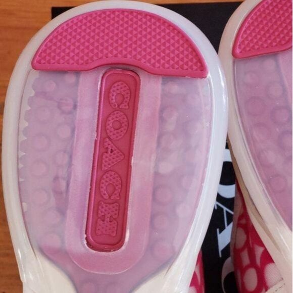 Coach Citysole Signature Mesh Running Sneakers Walking Outdoor Size 8.5B Pink - Picture 9 of 16